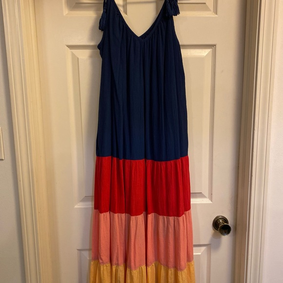 Old Navy Colorful Tiered Women’s Summer Dress size Medium - Picture 5 of 10